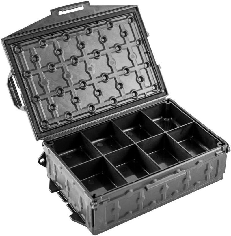 YakAttack TracPak 5x1 Inserts Two Pack | Half-Depth Organizers for Stackable Storage Box | 5 Compartments Each | Includes Stacking Tabs | Fits TracPak System | Made in USA - Image 4
